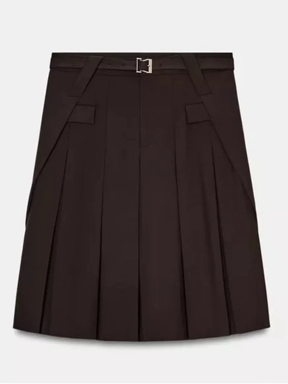 Zara structured pleated